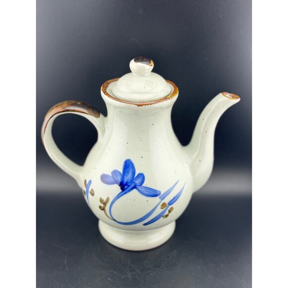 Vintage Mexican Pottery Teapot - Picture 2 of 8